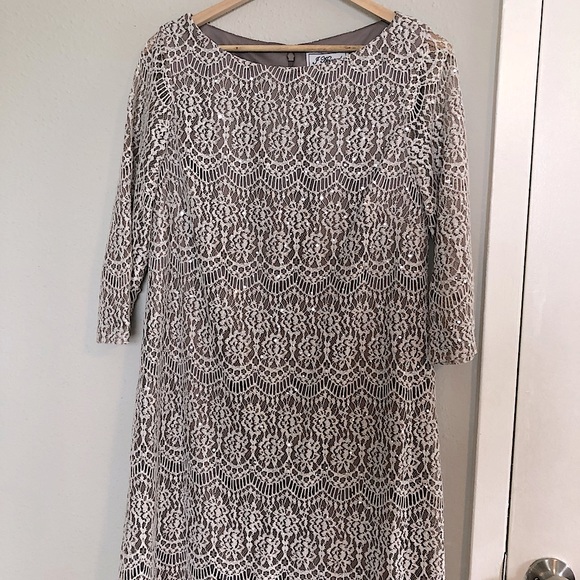 J Howard Lace Mini Shift Dress - Picture 2 of 10
